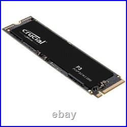 Crucial P3 4TB 3D NAND PCIe NVMe M. 2 SSD Internal Solid State Drive CT4000P3SSD8