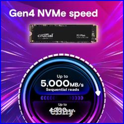 Crucial P3 500G/1TB PCIe 3.0 NVMe M. 2 2280 Form Factor Internal SSD