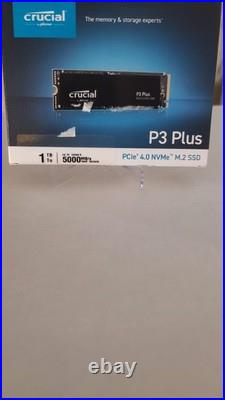 Crucial P3 Plus 1TB PCIe 4.0 NVMe M. 2 2280 SSD 5000MB/s Read Speed
