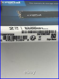 Crucial P3 Plus 2TB NVMe PCIe Gen4 SSD High Speed Storage Fast Ship
