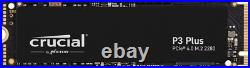 Crucial P3 Plus 2TB PCIe Gen4 3D NAND NVMe M. 2 SSD CT2000P3PSSD8