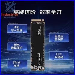 Crucial P3 Plus 500GB/1TB/2TB/4TB PCIe Gen4 3D NAND NVMe M. 2 SSD up to 5000MB/s