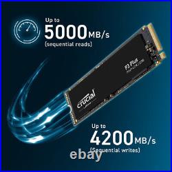 Crucial P3 Plus 500GB 1TB 2TB M. 2 SSD PCIe 4.0 NVMe 3D NAND Solid State Drive