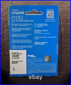 Crucial P310 1TB PCIe 4.0 NVMe M. 2 2280 Internal SSD CT1000P310SSD801