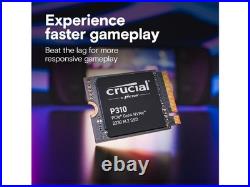 Crucial P310 1TB PCIe Gen4 2230 NVMe M. 2 SSD Up to 7,100 MB/s Uplevel Your