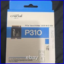 Crucial P310 1TB PCIe Gen4 NVMe M. 2 2230 Internal SSD 7100MB/s CT1000P310SSD2