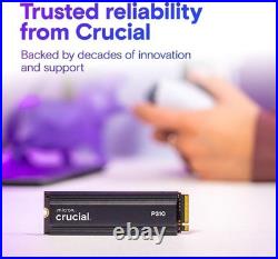 Crucial P310 2TB Internal SSD PCIe Gen 4 x4 NVMe M. 2 with Heatsink Brand New