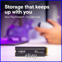 Crucial P310 2TB Internal SSD PCIe Gen 4 x4 NVMe M. 2 with Heatsink Brand New