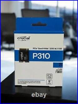 Crucial P310 2TB PCIe Gen4 2230 NVMe M. 2 SSD Up to 7,100 MB/s Consoles/PC