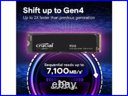Crucial P310 M. 2 2280 1TB PCI-Express 4.0 x4 NVMe 3D NAND Internal Solid State D