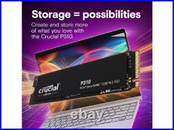Crucial P310 M. 2 2280 1TB PCI-Express 4.0 x4 NVMe 3D NAND Internal Solid State D