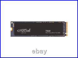 Crucial T500 1TB Gen4 NVMe M. 2 Internal Gaming SSD, Up to 7300MB/s, laptop & des