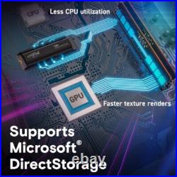 Crucial T500 2TB Gen4 NVMe M. 2 Internal Gaming SSD Up to 7300MB/s CT2000T500SSD8 Crucial T500 2TB Gen4 NVMe M. 2 Internal Gaming SSD Up to 7300MB/s CT2000T500SSD8