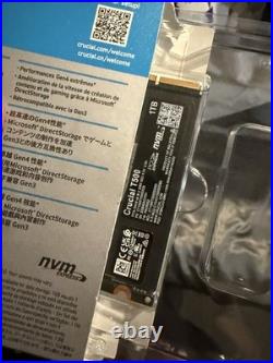 Crucial T500 Pro 1TB PCIe 4.0 NVMe M. 2 2280 Gaming SSD CT1000T500SSD8 Open Box
