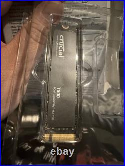 Crucial T500 Pro 1TB PCIe 4.0 NVMe M. 2 2280 Gaming SSD CT1000T500SSD8 Open Box