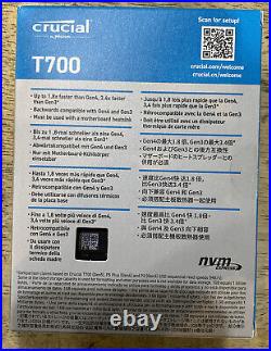 Crucial T700 1TB Internal SSD PCIe Gen 5x4 NVMe