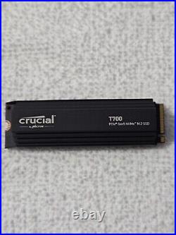 Crucial T700 2TB GEN5 With Heatsink M. 2 NVMe PCI-Express 5.0 x4 SSD CT2000T700SSD5