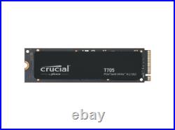 Crucial T705 1TB PCIe Gen5 NVMe M. 2 SSD Up to 13,600 MB/s Game Ready Inter