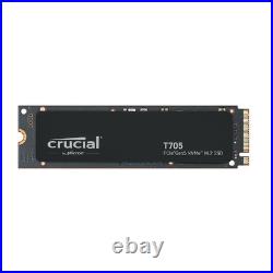 Crucial T705 1TB SSD PCIe Gen5 NVMe M. 2 Internal Gaming SSD (New 2024), Up to 13