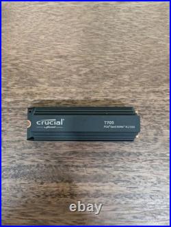 Crucial T705 2TB PCIe Gen5 NVMe M. 2 2280 SSD Premium Heatsink Micron 14500MB/s