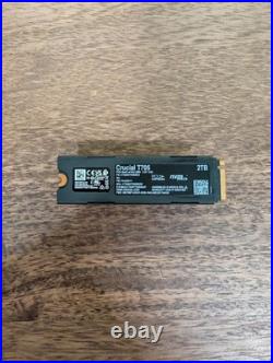 Crucial T705 2TB PCIe Gen5 NVMe M. 2 2280 SSD Premium Heatsink Micron 14500MB/s