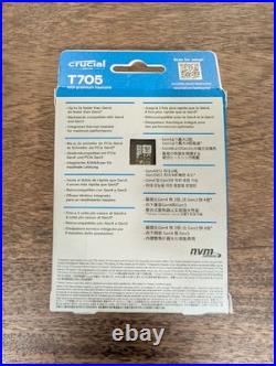 Crucial T705 2TB PCIe Gen5 NVMe M. 2 2280 SSD Premium Heatsink Micron 14500MB/s