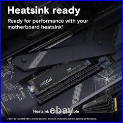 Crucial T705 2TB PCIe Gen5 x4 NVMe 14,500MB/s TLC M. 2 2280 SSD (CT200T705SSD3)