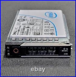 DELL EMC 4.0TB SSD TLC PCIE NVME U. 2 SFF-8639 2.5 ENTERPRISE R1K6J P4510 Series