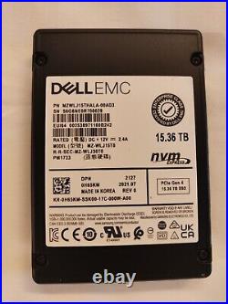DELL EMC H65KM SAMSUNG MZ-WLJ15T0 15.36TB NVME PCIe GEN 4 2.5 SSD