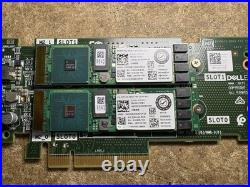 Dell 2xM. 2 Slot NVMe SSD PCIe Boss-S1 Controller Adapter Card 07HYY4 7HYY4 480gb