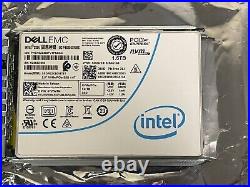 Dell Intel DC P4610 1.6TB 2.5 Mixed Use PCI-e 3.1 x4 NVMe SSD 12.25 PBW U2 15mm