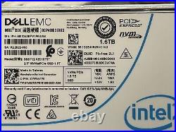 Dell Intel DC P4610 1.6TB 2.5 Mixed Use PCI-e 3.1 x4 NVMe SSD 12.25 PBW U2 15mm