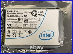 Dell Intel DC P4610 1.6TB 2.5 NVMe SSD 12.25 PBW U2 15mm Mixed Use PCI-e 3.1 x4