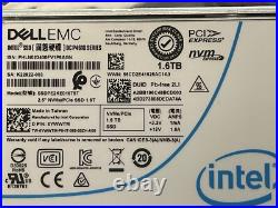 Dell Intel DC P4610 1.6TB 2.5 NVMe SSD 12.25 PBW U2 15mm Mixed Use PCI-e 3.1 x4