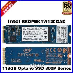 Dell Intel Optane SSD 800P Series 118GB M. 2 2280 PCIe NVMe SSDPEK1W120GAD H5C47