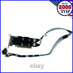 Dell PowerEdge R740xd SSD NVMe PCIe Extender Expansion Card CDC7W withCable 4JW8N
