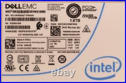 Dell SSDPE2KE016T8T 1.6TB 2.5 PCIe NVMe SSD WithCaddy Dell P/N 058V30 Tested