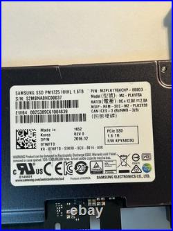 Dell TWFTD Samsung PM1725B MZ-PLK1T6A MZPLK1T6HCHP-000D3 1.6TB PCIe NVMe SSD