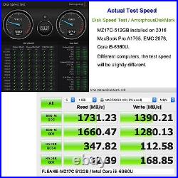 FLEANE MZ17C 512GB PCIe NVMe SSD for 2016 2017 MacBook Pro A1708 Upgrade Capacit