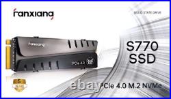 Fanxiang S770-R PCIe 4.0 NVMe M. 2 2280 1TB SSD with Heatsink for PS5 And more