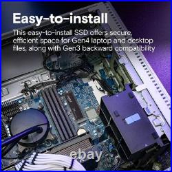 Fast 500GB SSD PCIe 4.0 NVMe M. 2 2280 Acronis Backup