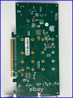 Fast HIGHPOINT SSD7101A-1 PCIe RAID CARD runs 4 M. 2 NVMe DRIVES at up to 28GBps Fast HIGHPOINT SSD7101A-1 PCIe RAID CARD runs 4 M. 2 NVMe DRIVES at up to 28GBps
