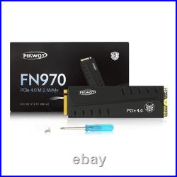 Fikwot NVMe SSD 1TB 2TB 4TB M. 2 PCIe Gen4 x4 PS5 SSD Hard Drive with Heatsink