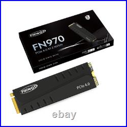 Fikwot NVMe SSD 1TB 2TB 4TB M. 2 PCIe Gen4 x4 PS5 SSD Hard Drive with Heatsink