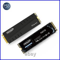 Fikwot NVMe SSD 1TB 2TB 4TB M. 2 PCIe Gen4 x4 PS5 SSD Hard Drive with Heatsink