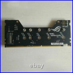 For ASUS ROG M9A M10A R6A R6E M12E x399ZE MB DIMM. 2 H5 Adapter with 2PCIe NVME SSD