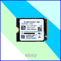 For PC SN740 1TB M. 2 2230 SSD NVMe PCIe4x4 For Steam Deck ASUS ROG Flow X Laptop