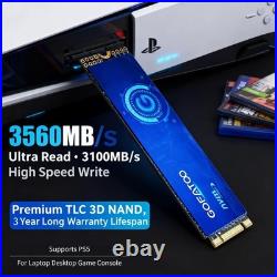 GOFATOO NVMe SSD M. 2 2280 PCIe 3.0 Gen3x4 Internal SSD High-Speed 1TB