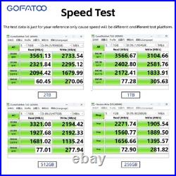 GOFATOO NVMe SSD M. 2 2280 PCIe 3.0 Gen3x4 Internal SSD High-Speed 1TB