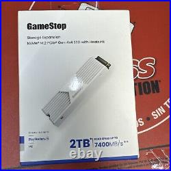 GameStop Storage Expansion 2TB NVMe M. 2 PCIe Gen 4x4 SSD with Heatsink BRAND NEW